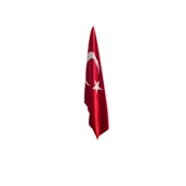 Türk Saten Makam Bayrağı (Telasız Simsiz) - 1