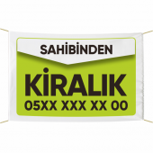 SAHİBİNDEN KİRALIK Afiş -Pankart 100x150 cm - 1