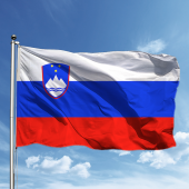 Slovenya Bayrağı 100*150 cm - 1
