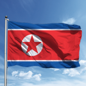 Kuzey Kore Bayrağı 150*225 - 1