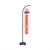 Oto Yıkama Yelken Bayrak - 1