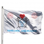 Temiz Okul 70x105 Çift Kat Flama - 1