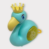 Kurmalı Işıklı Sevimli Flamingo - Yeşil - 1