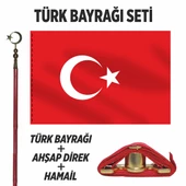 Okul Flaması Tören Takım Seti 2 - 1