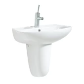 Creavit SD055 Sedef Yarım Ayak Lavabo 45X55 cm Beyaz - 1