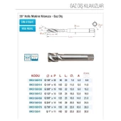 Maier G3/8"x19 Gaz Diş Helis Makina Kılavuzu HSS-M2AL DIN-5156/C MK5156H38 - 2