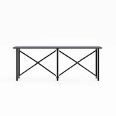 Eportatif Mutfak Bahçe Bank Sandalye Düz Bank Sandalye Bench Füme 1543 - 6