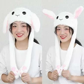 KIZ ERKEK LED IŞIKLI HAREKETLİ PELÜŞ KULAKLIK BERE thumbnail 4