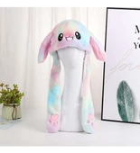 KIZ ERKEK LED IŞIKLI HAREKETLİ PELÜŞ KULAKLIK BERE thumbnail 11