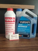 Wunder organik antifriz mavi 3 lt ve kırmızı 1,5 lt -  2 adet - 1