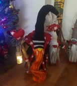 Himarry el yapımı ledli şans cücesi kızıl sakal 60 cm - 3