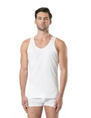 Cihan Yıldız Erkek Penye Atlet Beyaz - 1