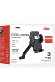 Blic BTS18 Motosiklet Telefon Tutucu Ayna Bağlantılı Motor Tutacağı 360 Dönen - 2