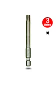GFB  Bits Tork Uç Vidalama Torx Matkap Ucu T30 X 100 Mm - 3 Adet - 1