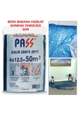 PASS  Kalın Zemin Örtüsü Branda Mavi 50m2-kullanımı Pratik-dayanıklı-tadilat Sonrası Temizlik Gerektirmez - 2