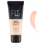 Maybelline New York Fit Me Matte+Poreless Fondöten 110 Porcelain - Mat Fondöten - 1