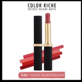 Loreal Paris Color Riche Intense Volume Matte Ruj - 640 Nude - 2