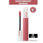 Maybelline Super Stay Vinyl Ink Likit Parlak Ruj 155 Rogue thumbnail 1