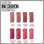 Maybelline Super Stay Ink Crayon Kalem Mat Ruj No:10 Trust Your Gut - 6