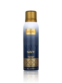 Lelas 1159 Navy 150 ML Unisex Deodorant-Odunsu Çiçeksi Amber - 2