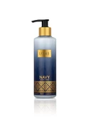 Lelas 1157 Navy 250 ML Kadın Erkek Vücut Losyonu-Odunsu Çiçeksi Amber - 3