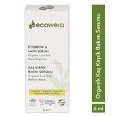 Ecowera Organik Kaş Kirpik Serumu 6ml - 1