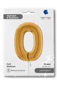 O Harf Grabo Altın Folyo Balon 66 cm thumbnail 4