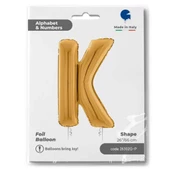 K Harf Grabo Altın Folyo Balon 66 cm thumbnail 2