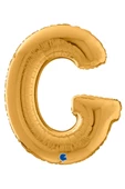 G Harf Grabo Altın Folyo Balon 66 cm - 3