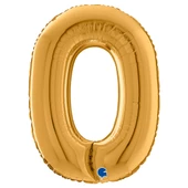 O Harf Grabo Altın Folyo Balon 66 cm thumbnail 1