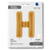 H Harf Grabo Altın Folyo Balon 66 cm - 2