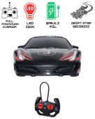Ctoys Scaled Rc Model 27 Mhz Full Fonksiyonlu Uzaktan Kumandalı Ferrari Siyah Araba QX3688 6 - 3