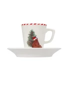 Porland Ruby Bear 2 Kişilik Kahve Takımı 80cc 04RAL003374 thumbnail 2