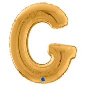 G Harf Grabo Altın Folyo Balon 66 cm - 1