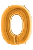 O Harf Grabo Altın Folyo Balon 102 cm thumbnail 3