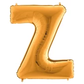 Z Harf Grabo Altın Folyo Balon 102 cm - 1