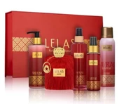 Lelas Bayrak Parfüm Seti 5'li – Çiçeksi Meyveli Hediye Kutulu Unisex Bakım Seti –1352 - 2