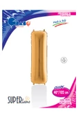 I Harf Grabo Altın Folyo Balon 102 cm - 4