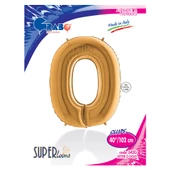 O Harf Grabo Altın Folyo Balon 102 cm thumbnail 2