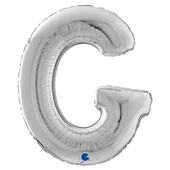 G Harf Grabo Gümüş Folyo Balon 66 cm - 1