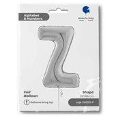 Z Harf Grabo Gümüş Folyo Balon 66 cm thumbnail 2