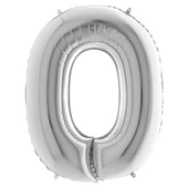 O Harf Grabo Gümüş Folyo Balon 102 cm thumbnail 1