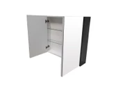 Karen Banyo Lotus 80 Cm Banyo Dolabı Seti Boy Dolaplı Lavabo Dahil Antrasit Çekmeceli Komple Mdf - 4