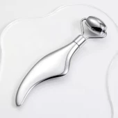 Metal Cilt Sıkılaştırıcı Face Gua Sha Rulosu Yüz Masaj Roller Model 3 - 4