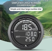 Sarissa Kablolu Büyük Ekran Dijital Kilometre Sayacı Su Geçirmez Bisiklet Bilgisayarı - 3