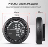 Sarissa Kablolu Büyük Ekran Dijital Kilometre Sayacı Su Geçirmez Bisiklet Bilgisayarı - 10