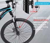 Sarissa Kablolu Büyük Ekran Dijital Kilometre Sayacı Su Geçirmez Bisiklet Bilgisayarı - 7