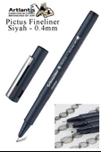 Teknik Çizim Kalemi Siyah Pictus 1 Adet Schneider Pictus Siyah Fineliner Moda Tasarım Eskiz ve Güzel Sanatlar Kalemi - 5