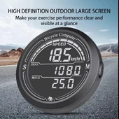 Sarissa Kablolu Büyük Ekran Dijital Kilometre Sayacı Su Geçirmez Bisiklet Bilgisayarı - 9