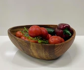 Akasya Sunumluk Bol Kase Meyvelik 25 CM Üçgen - 3